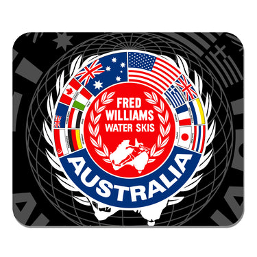 Fred Williams World Logo Mouse Pad